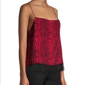 Alice & Olivia snakeskin camisole